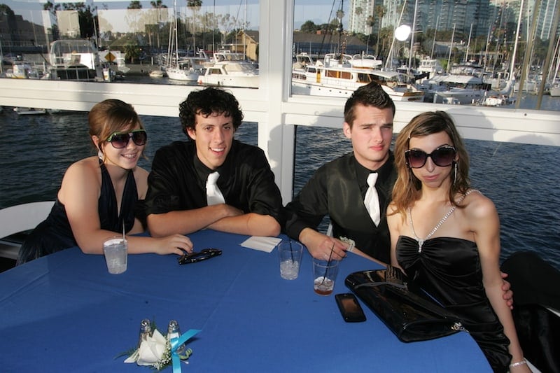 prom on a yacht