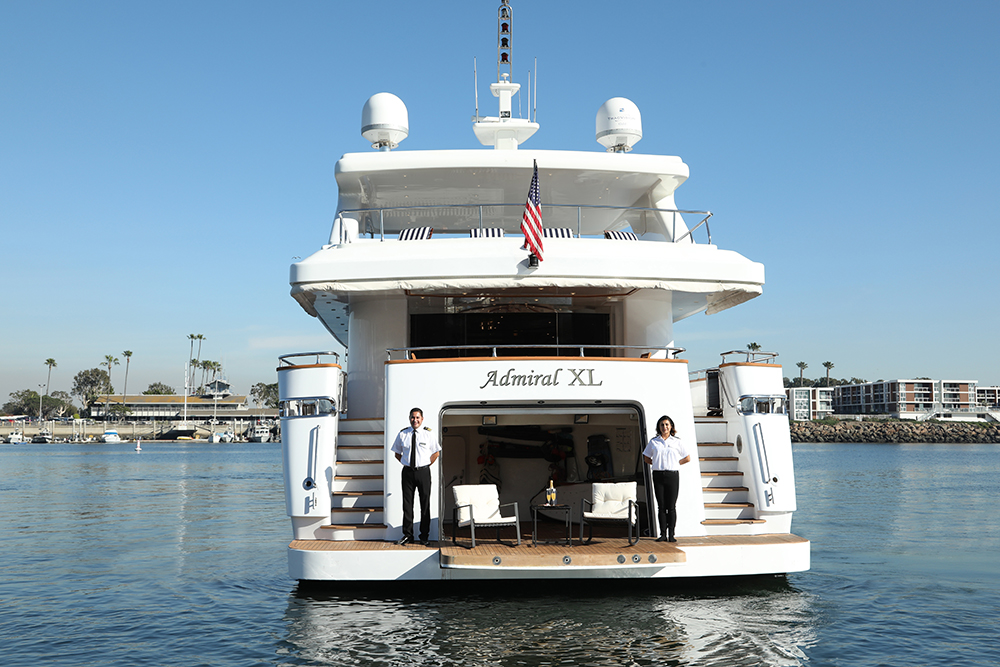 Admiral XL Stern Profile Marina Del Rey