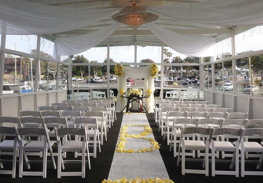 boat wedding marina del rey