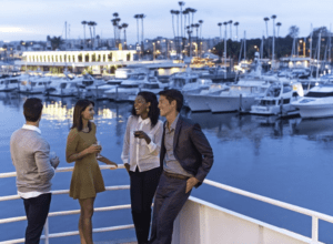 corporate yacht party in marina del rey