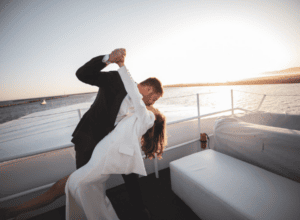 a romantic yacht wedding in marina del rey