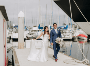 Departure from Marina del Rey for a wedding on a yacht