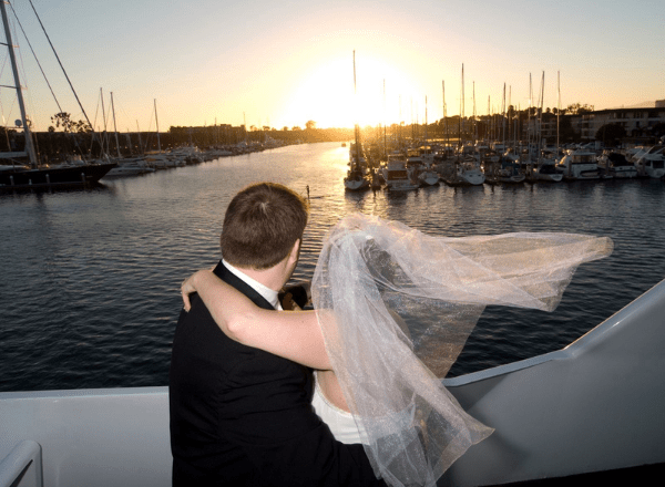 boat wedding in California