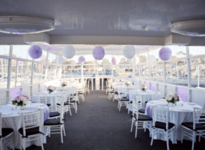 White party on a yacht