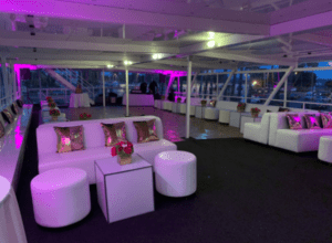disco themed yacht party