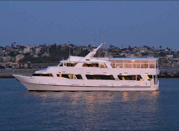 retirement party on a yacht