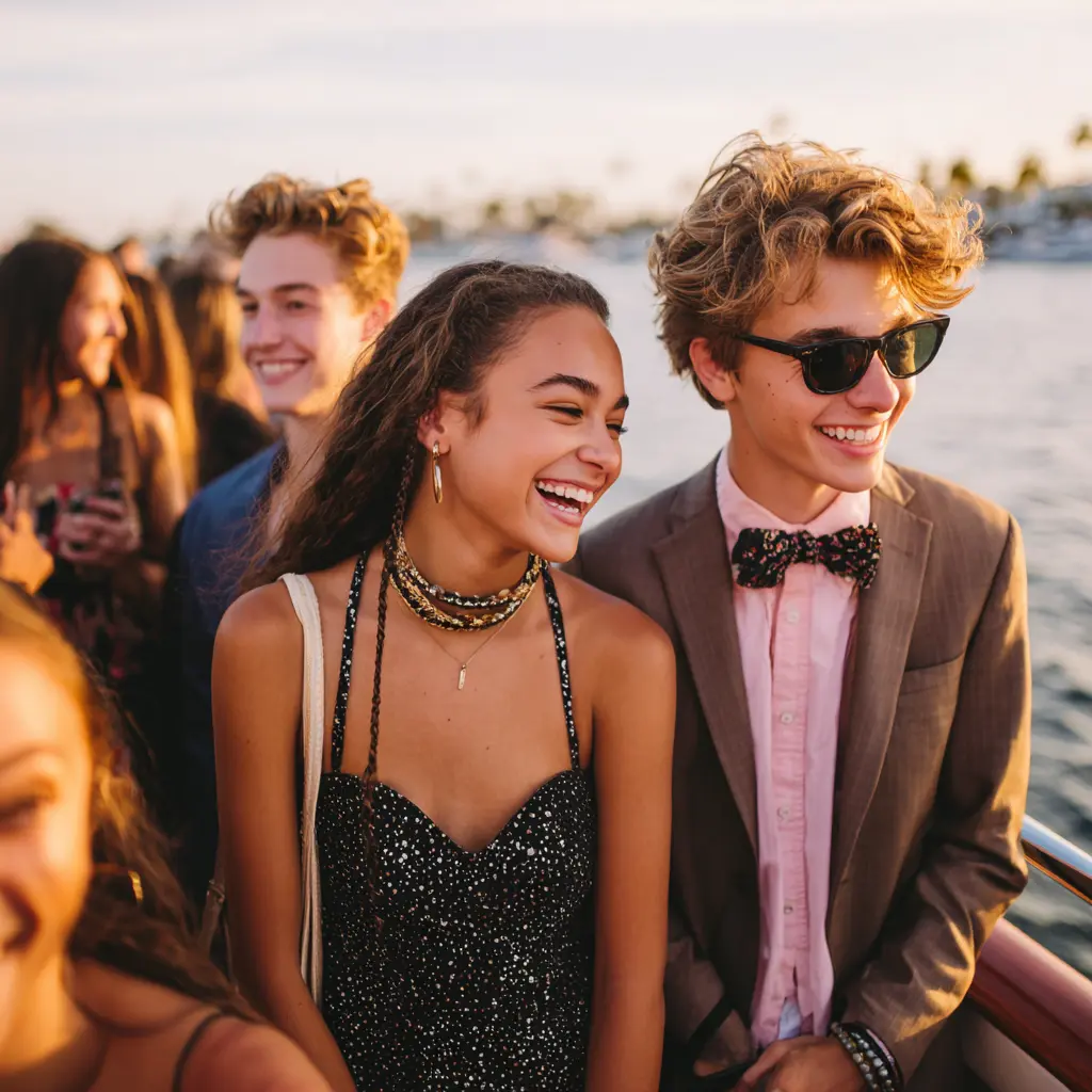 prom on a yacht