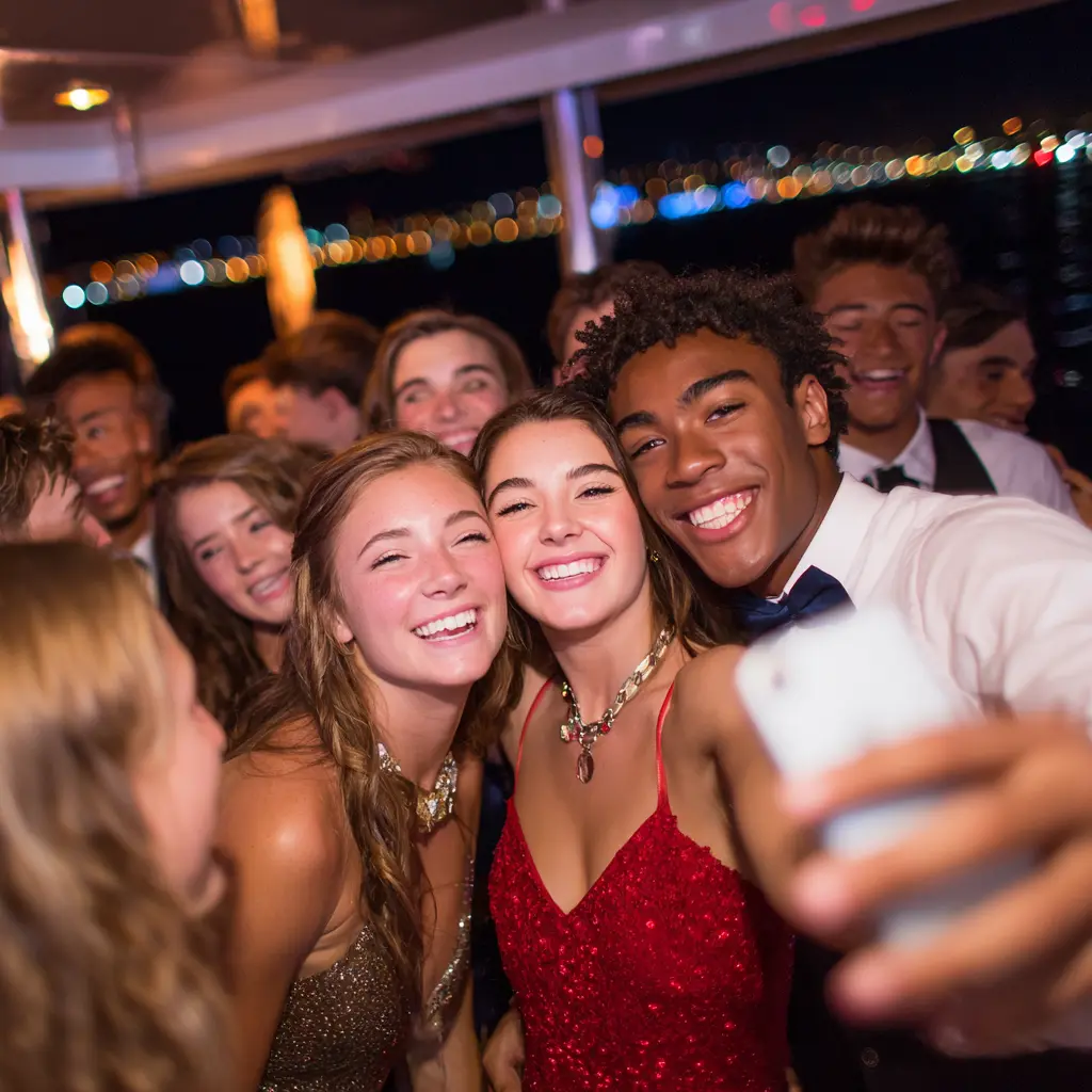 prom on a yacht